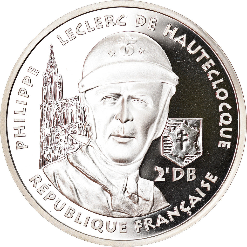 Moneta, Francia, Philippe Leclerc de Hauteclocque, 100 Francs, 1994, Proof, FDC