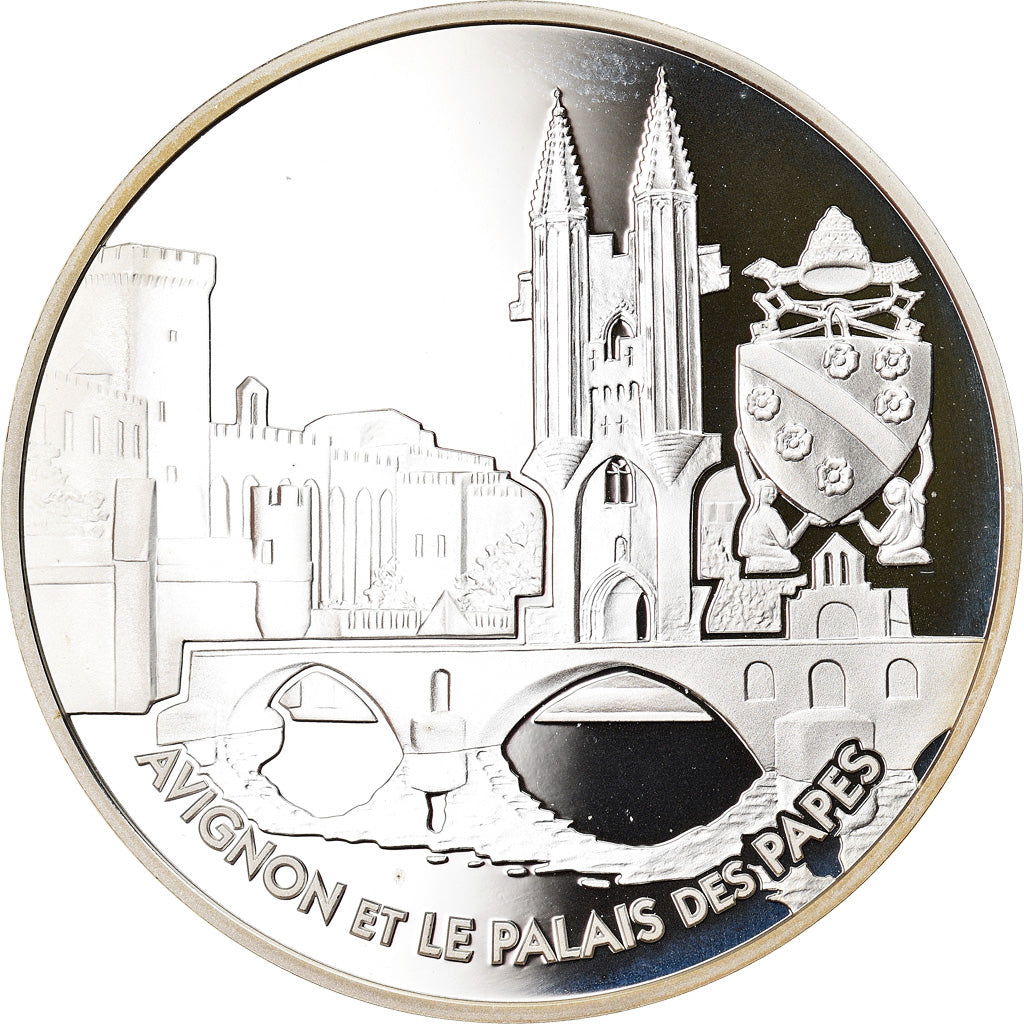 France, 1-1/2 Euro, Avignon, 2004, Paris, Proof, MS(65-70), Silver, KM:1364