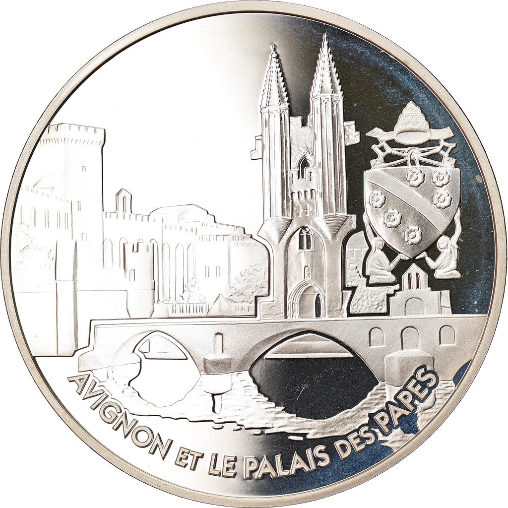 France, 1-1/2 Euro, Avignon, 2004, Paris, Proof, FDC, Argent, KM:1364