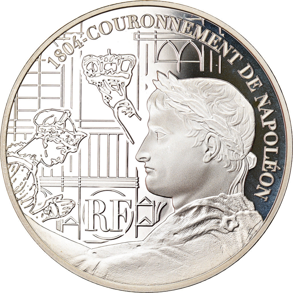 France, 1-1/2 Euro, Napoléon Ier, Code Civil (1804), 2004, Paris, Proof, FDC