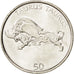 SLOVENIA, 50 Tolarjev, 2005, Kremnica, KM #52, MS(63), Copper-Nickel, 26, 7.98