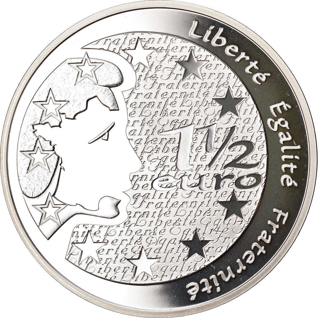 Francia, 1-1/2 Euro, Marianne, 2004, Paris, FDC, Argento, KM:1844