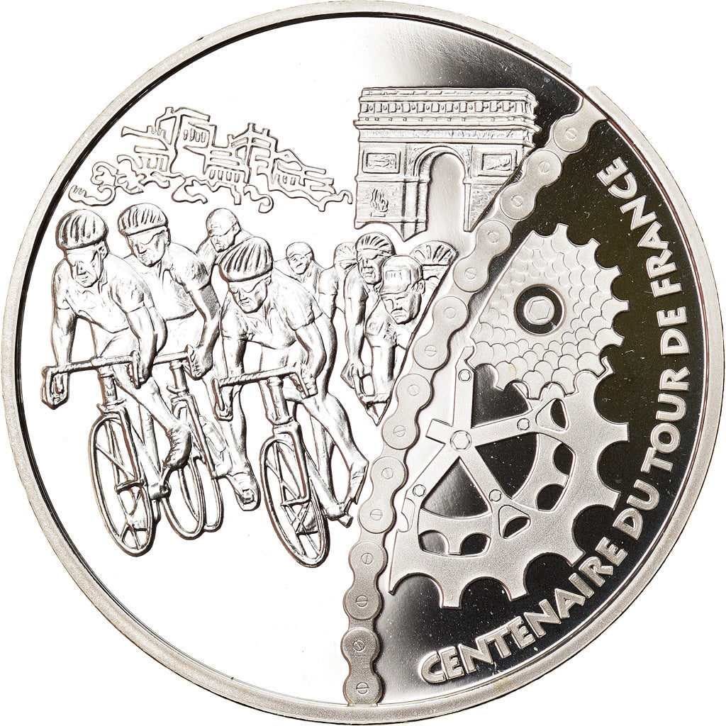 Francia, 1-1/2 Euro, Arriving at the Champs-Élysées, 2003, Paris, Proof, FDC