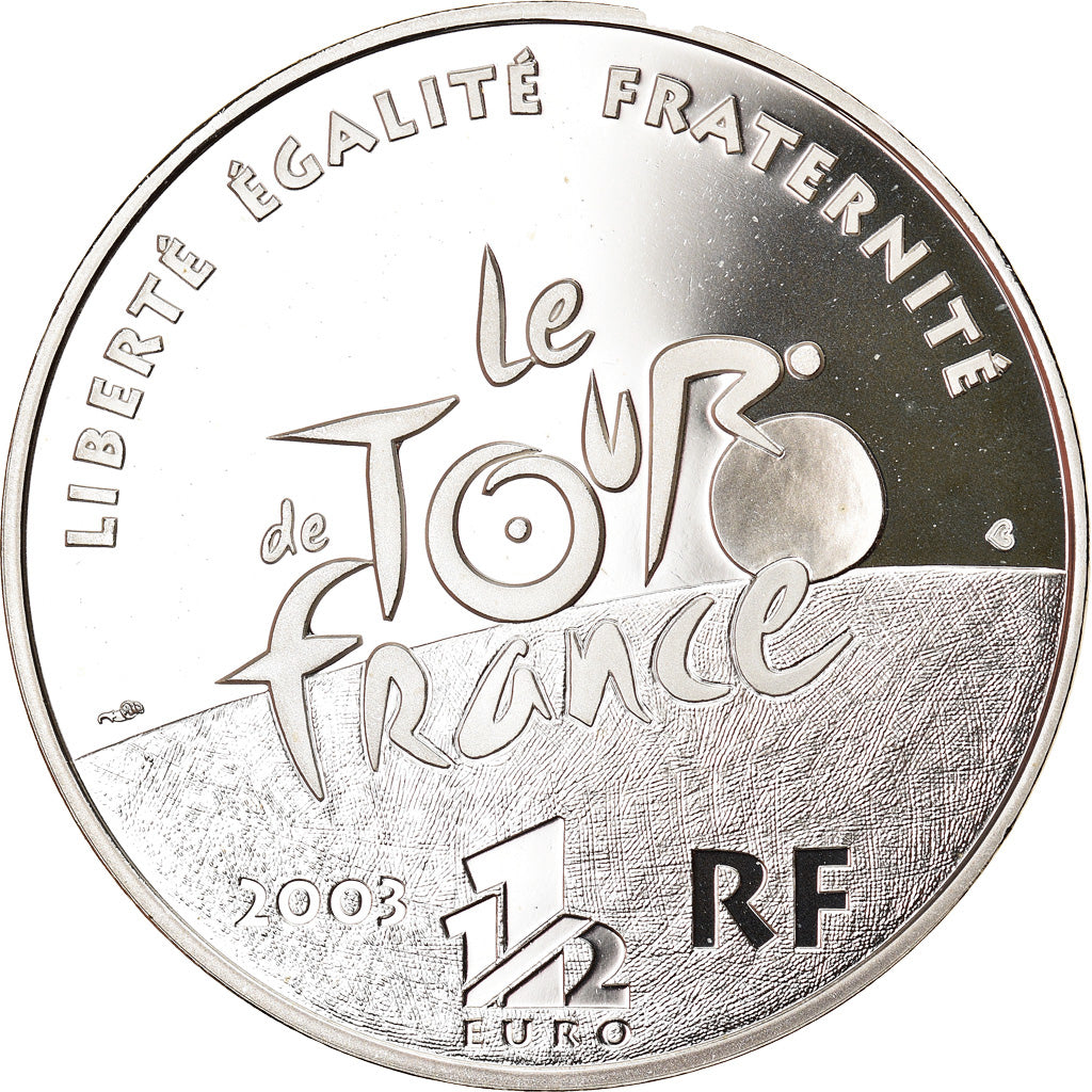 Francia, 1-1/2 Euro, Arriving at the Champs-Élysées, 2003, Paris, Proof, FDC