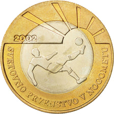 Munten, Slovenië, 500 Tolarjev, 2002, UNC-, Bi-Metallic, KM:45