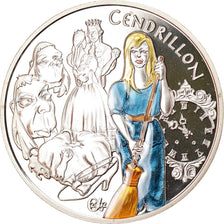 France, 1-1/2 Euro, Cinderella, 2002, Proof, MS(65-70), Silver, KM:1841