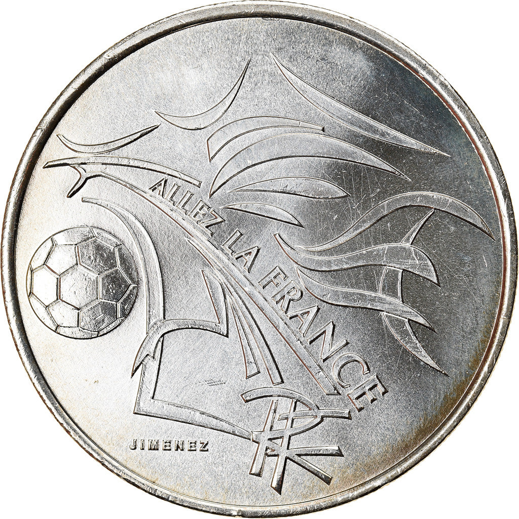 France, 1/4 Euro, World Cup Soccer, 2002, Paris, FDC, Argent, KM:1983