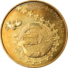 Francja, 1/4 Euro, Children's Euro Design, 2002, Paris, MS(63), Aluminium-Brąz