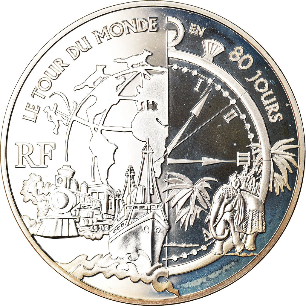 France, 1-1/2 Euro, Around The World In 80 Days, 2005, Paris, Proof, FDC