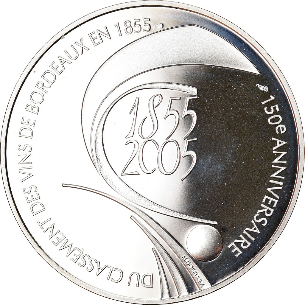 Francia, 1-1/2 Euro, Bordeaux Wines, 2005, Paris, Proof, FDC, Argento, KM:1440