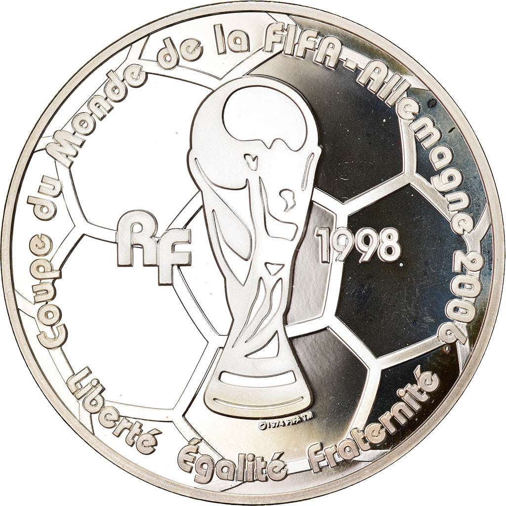 Frankrijk, 1-1/2 Euro, FIFA World Cup, 2005, Paris, Proof, FDC, Zilver, KM:2020