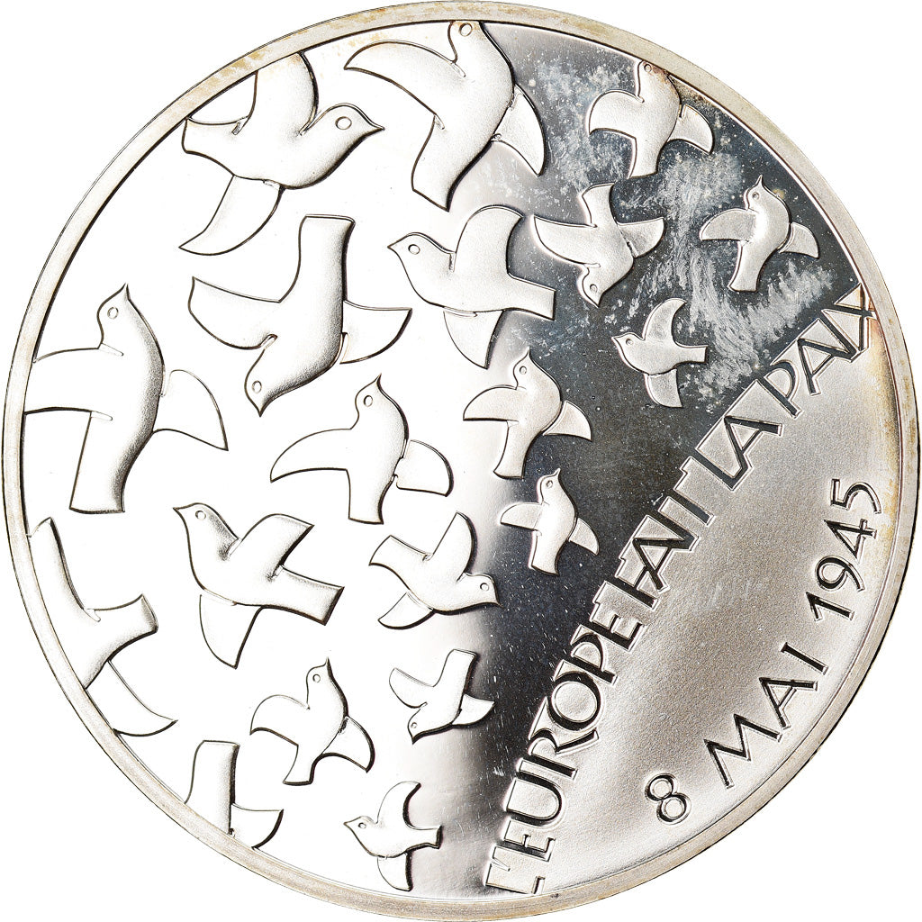 France, 1-1/2 Euro, End of the Second World War, 2005, Paris, Proof, MS(63)