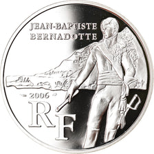 France, 1/4 Euro, Jean-Baptiste Bernadotte, 2006, Paris, Proof, FDC, Argent