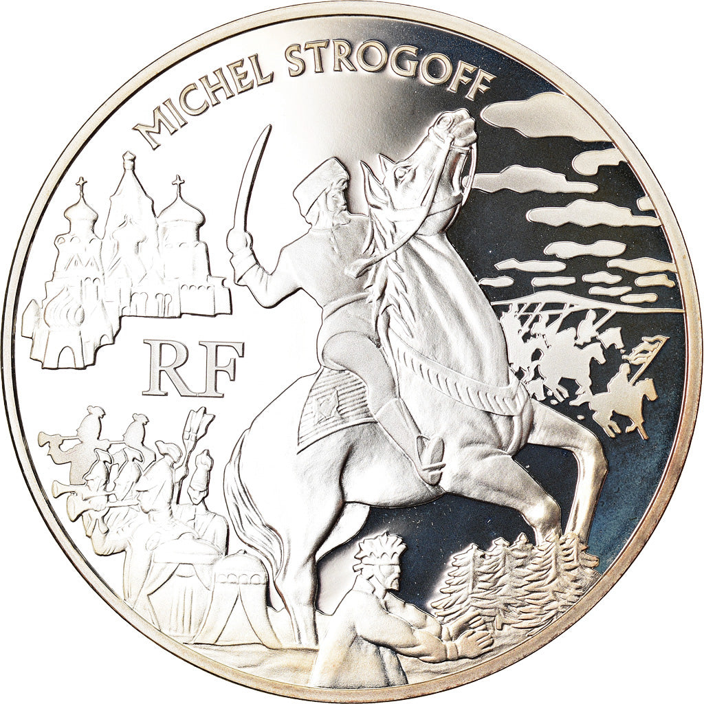 France, 1-1/2 Euro, Jules Verne - Michel Strogoff, 2006, Paris, Proof, FDC