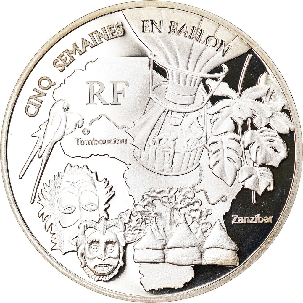 France, 1-1/2 Euro, Five Weeks in a Balloon, 2006, Paris, Proof, MS(65-70)