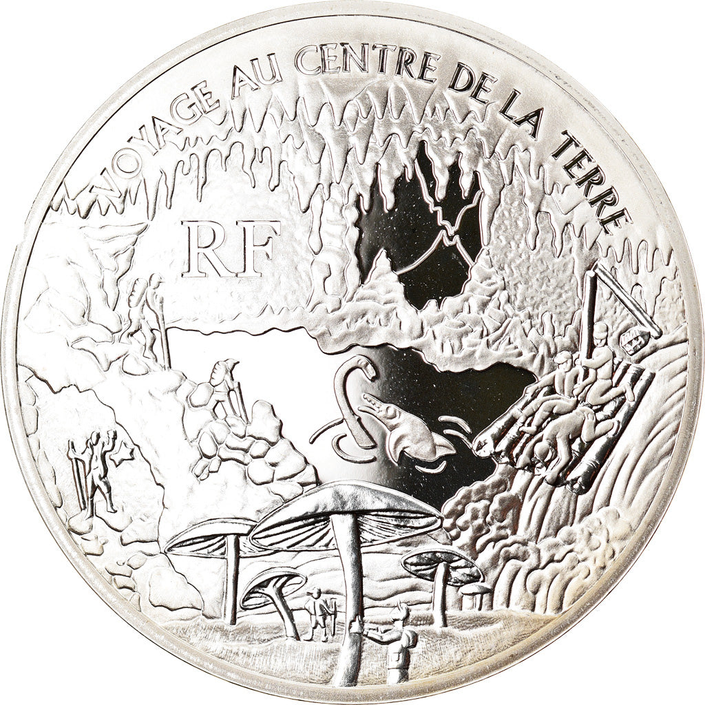 France, 1-1/2 Euro, Journey to the Center of the Earth, 2006, Paris, Proof, FDC