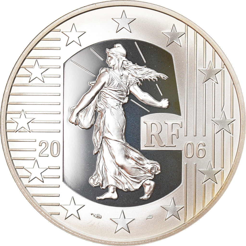 France, 1-1/2 Euro, Death Penalty, 2006, Paris, Proof, FDC, Argent, KM:2055