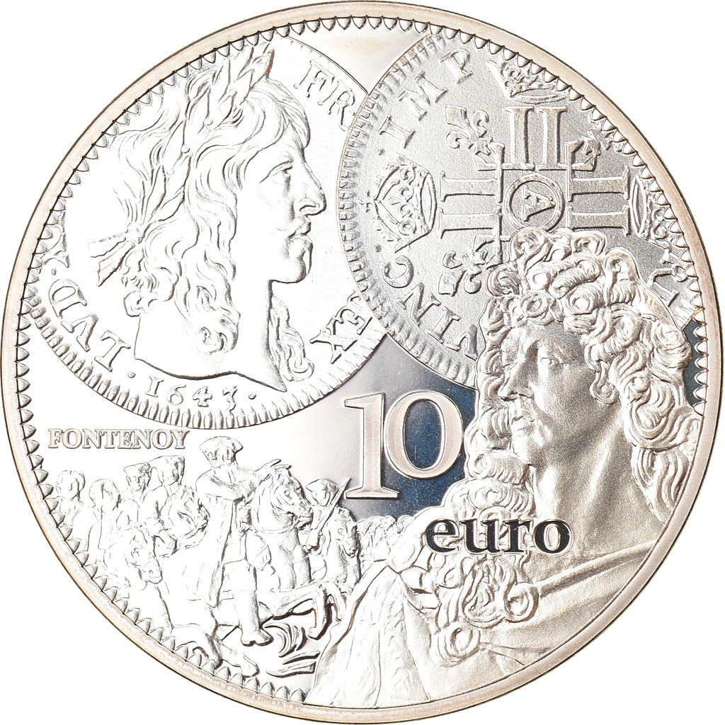 Francia, 10 Euro, Louis d'Or de Louis XIII, 2017, Proof, FDC, Argento