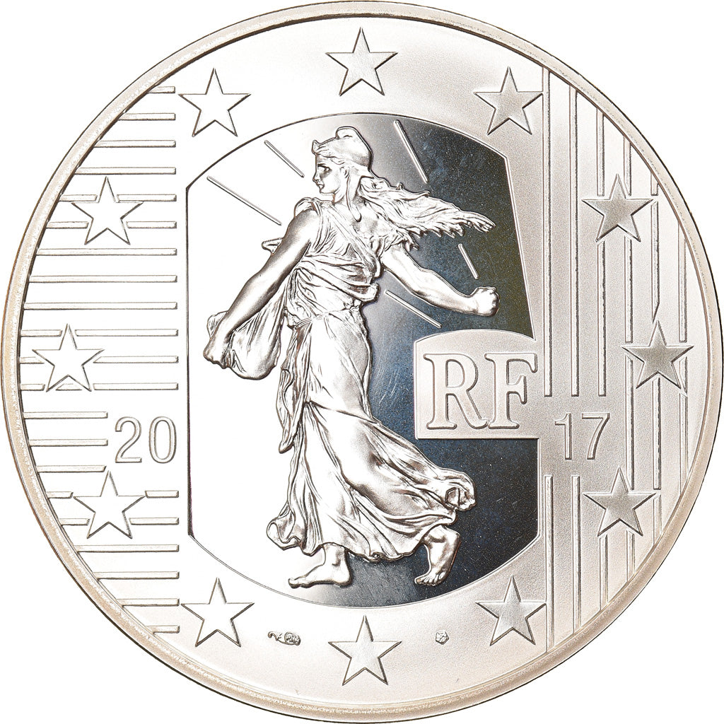 Francia, 10 Euro, Louis d'Or de Louis XIII, 2017, Proof, FDC, Argento