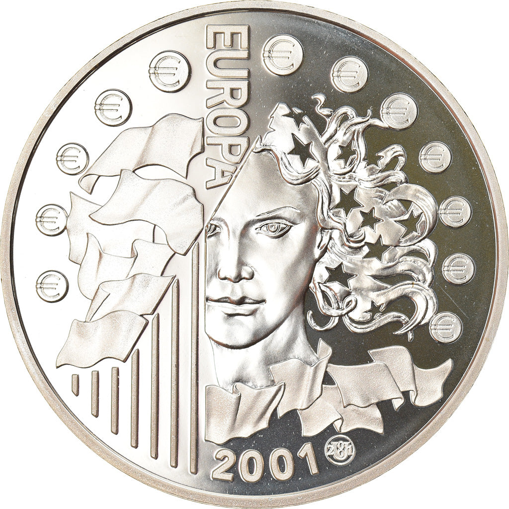 Monnaie, France, 6.55957 Francs, 2001, Proof, FDC, Argent, KM:1265.2