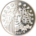 Monnaie, France, 6.55957 Francs, 2001, Proof, FDC, Argent, KM:1265.2