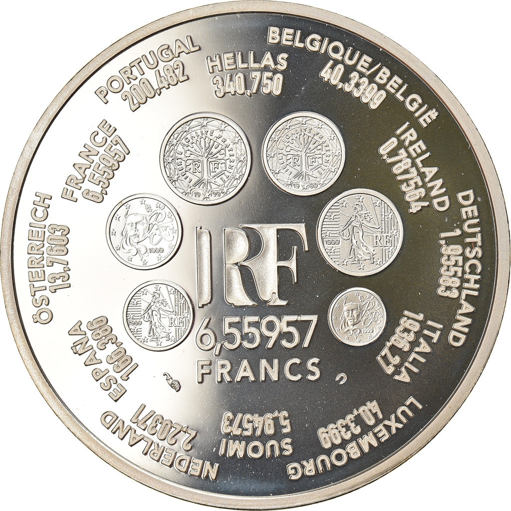 Monnaie, France, 6.55957 Francs, 2001, Proof, FDC, Argent, KM:1265.2