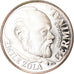 Moeda, França, Emile Zola Germinal, 100 Francs, 1985, Proof, MS(65-70), Prata