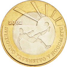 Coin, Slovenia, 500 Tolarjev, 2002, MS(63), Bi-Metallic, KM:45
