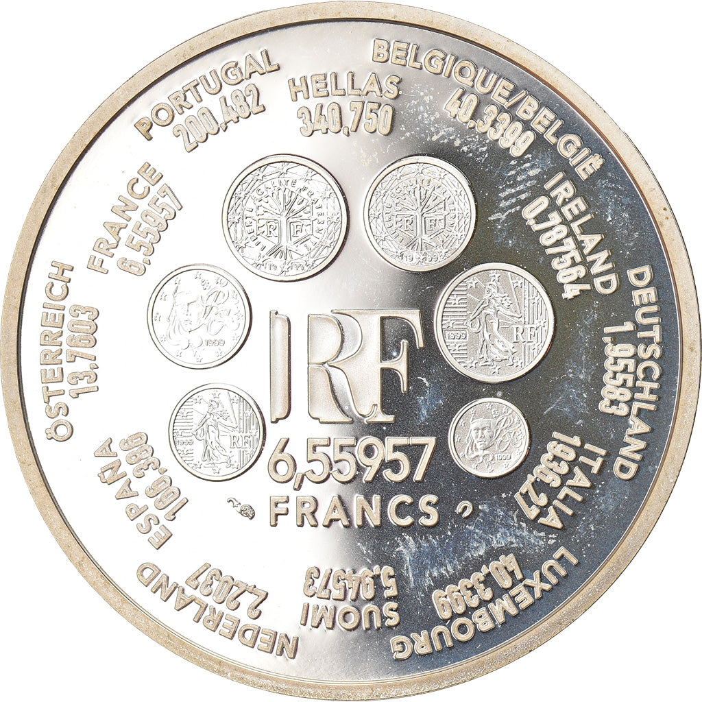 Monnaie, France, Europa, 6.55957 Francs, 2000, Proof, FDC, Argent, KM:1259