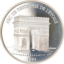 Moneta, Francia, Arc de Triomphe, 100 Francs-15 Ecus, 1993, Proof, FDC, Argento