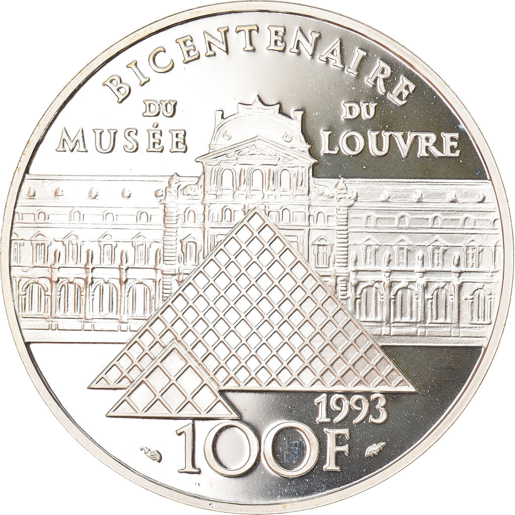 Monnaie, France, La Victoire de Samothrace, 100 Francs, 1993, Proof, FDC