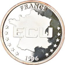 Francia, medaglia, Communauté Européenne, Ecu, 1996, FDC, Argento