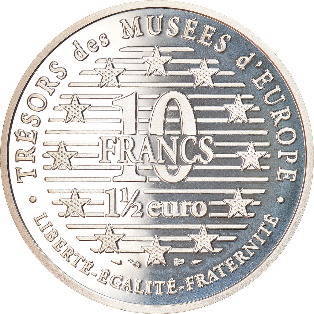 Münze, Frankreich, Chinese Horseman, 10 Francs-1.5 Euro, 1996, Proof, STGL