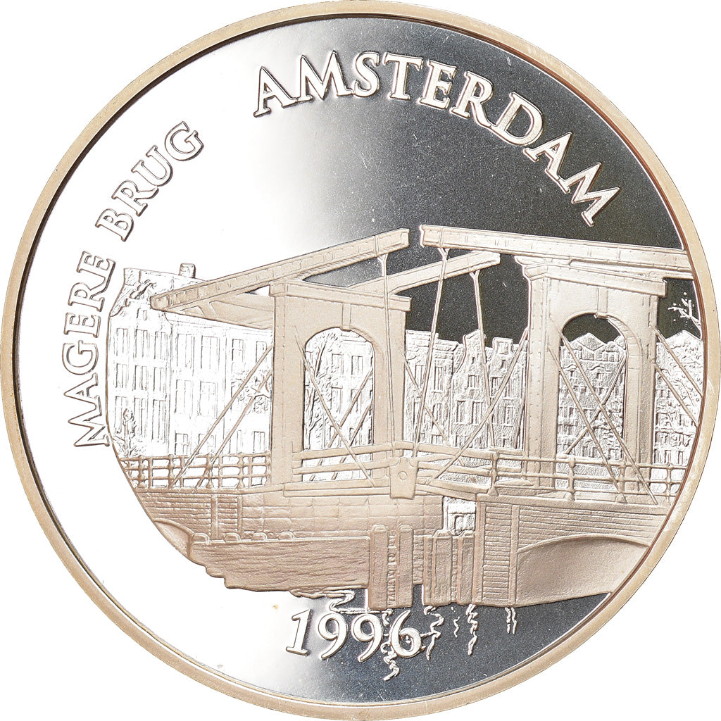 Coin, France, Magere Brug, Amsterdam, 100 Francs-15 Euro, 1996, Proof