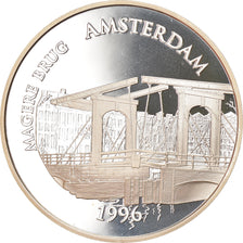 Coin, France, Magere Brug, Amsterdam, 100 Francs-15 Euro, 1996, Proof