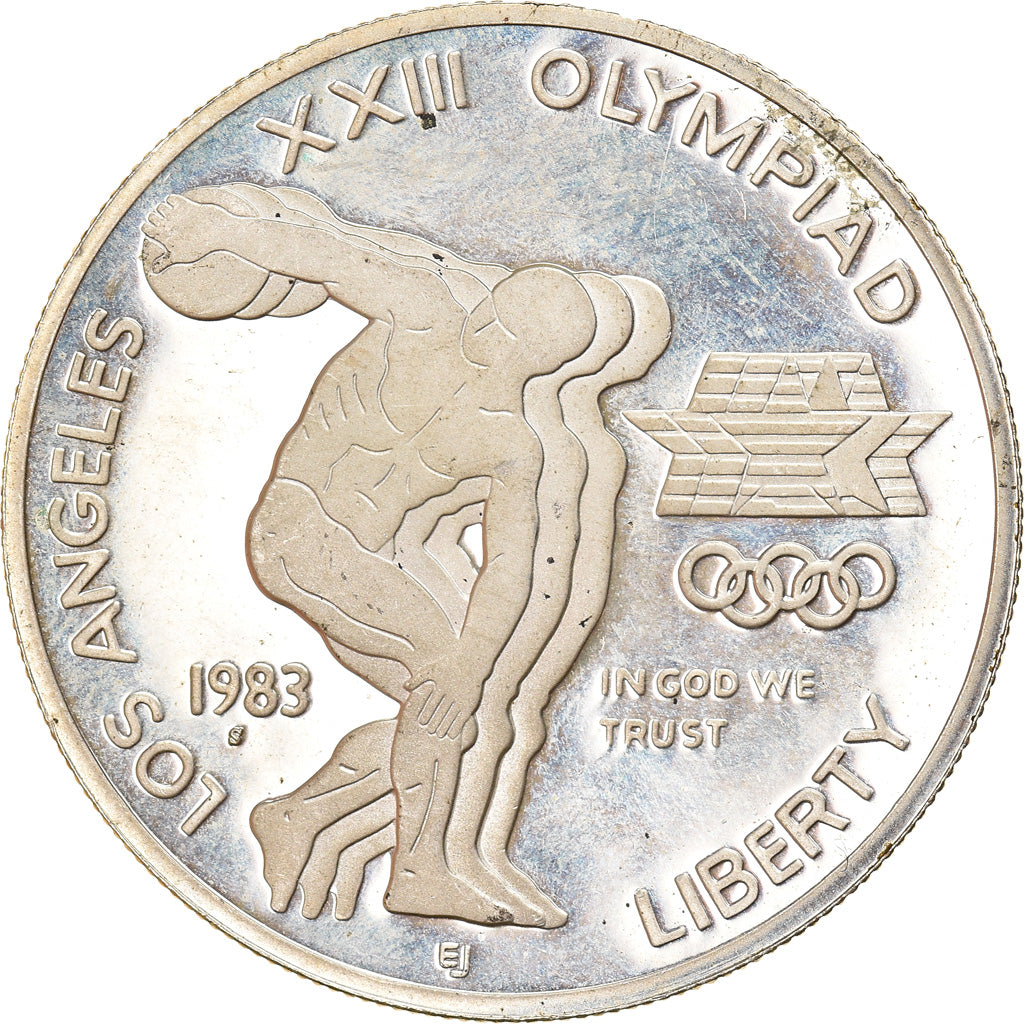 Moneda, Estados Unidos, XXIII Olympiad Los Angeles, Dollar, 1983, San Francisco