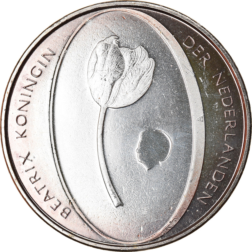 Netherlands, 5 Euro, Tulip, 2012, MS(63), Silver Plated Copper