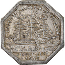 Monnaie, France, Chambre de Commerce, Bayonne, 10 Centimes, 1920, TTB