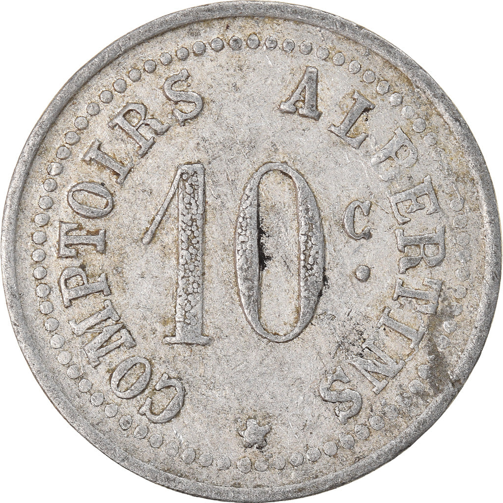 Coin, France, Comptoirs Albertins, Albert, 10 Centimes, EF(40-45), Aluminium