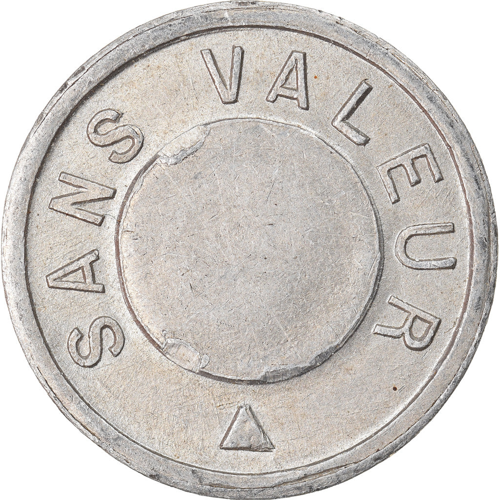França, Token, Amusement, Sans valeur, AU(55-58), Alumínio
