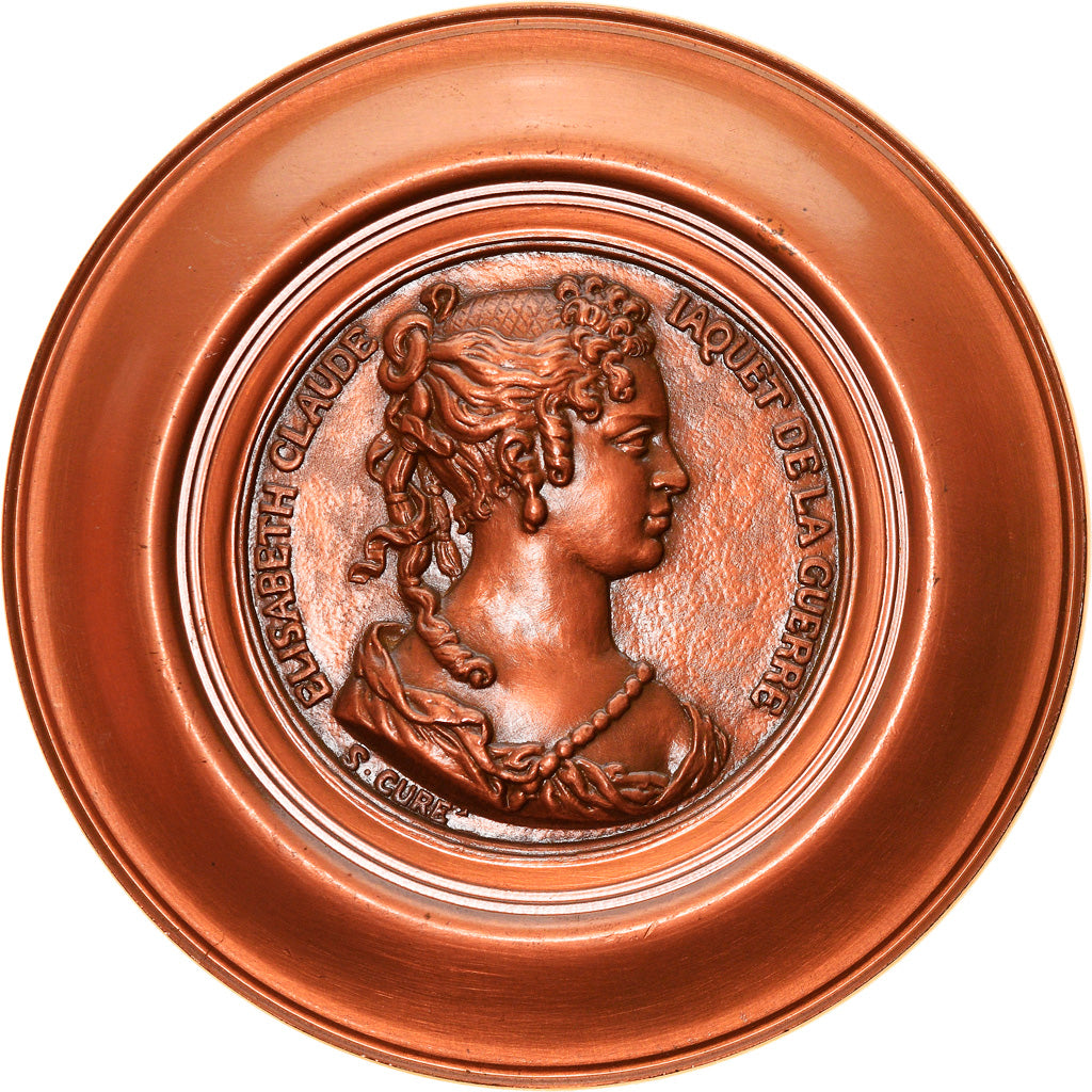 France, Médaille, Elisabeth Claude Jacquet de la Guerre, History, 1971, Cure