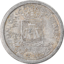 Monnaie, France, Union Commerciale, Vervins, 10 Centimes, 1922, TTB, Aluminium