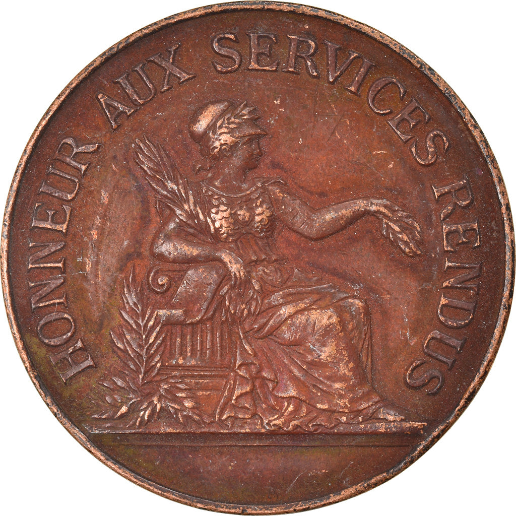 Francja, Token, Prévoyance Commerciale, Caisse de retraite, EF(40-45), Miedź