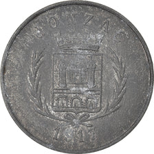 Monnaie, France, Union des Commerçants, Jonzac, 5 Centimes, 1917, TTB+, Zinc