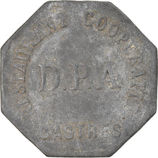 Moneta, Francia, Restaurant Coopératif D.P.A, Castres, 25 Centimes, BB, Zinco