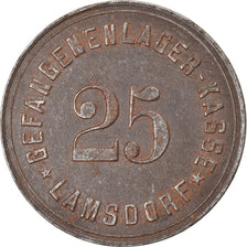 Munten, Duitsland, Gefangenenlager - Kasse, Lamsdorf, 25 Pfennig, ZF, Iron