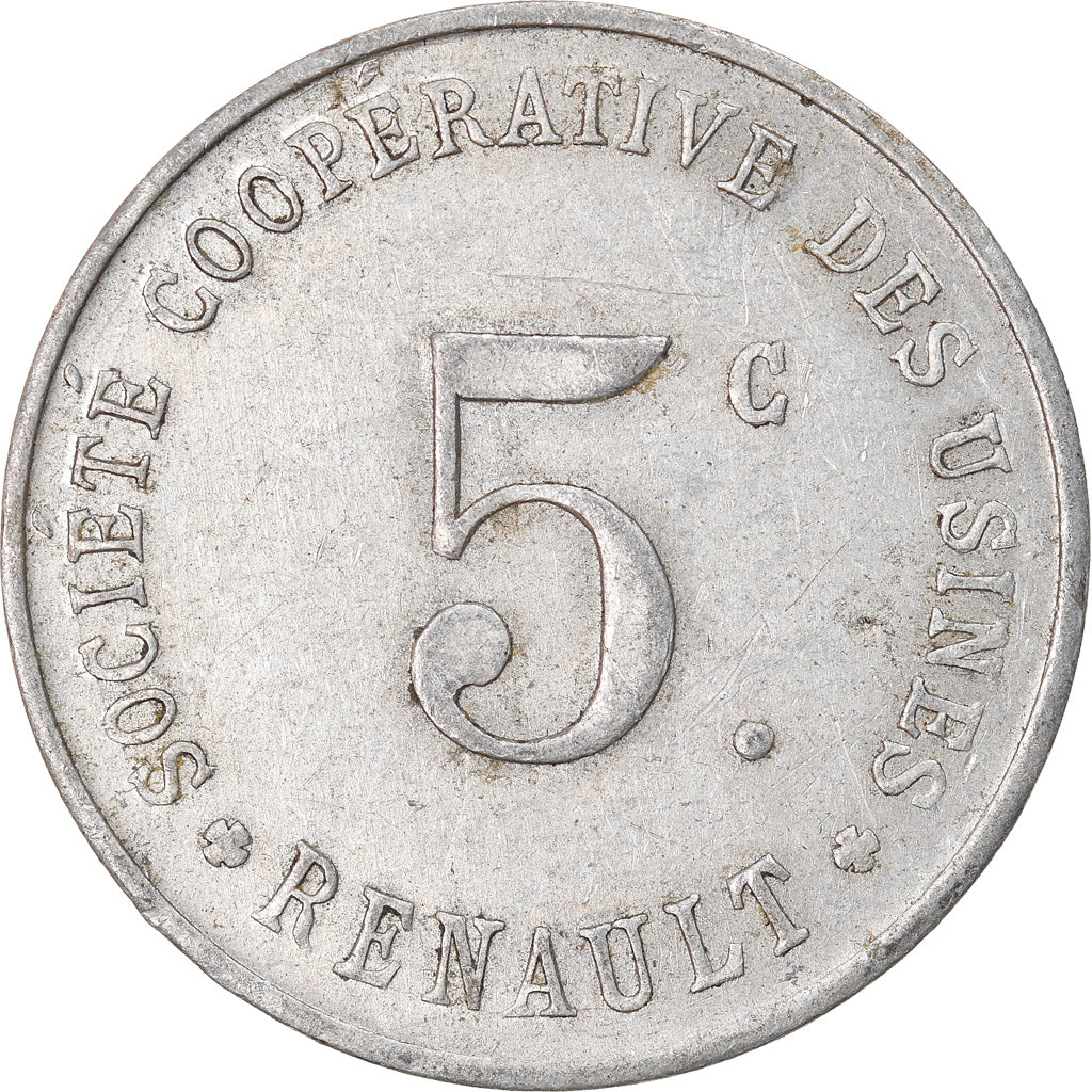 Moneda, Francia, Soc. Coop. des Usines Renault, Boulogne-Billancourt, 5
