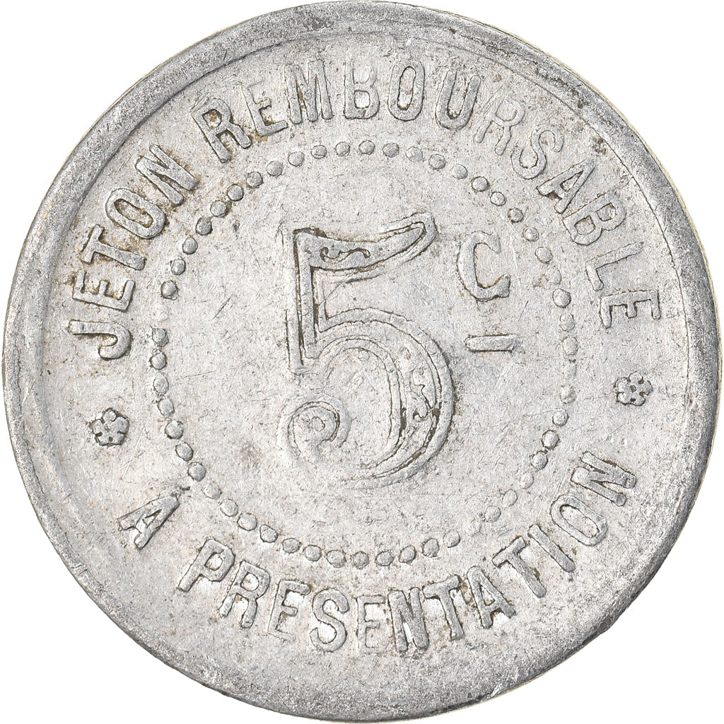 Moneta, Francia, Syndicat de l'Alimentation en gros de l'Hérault, 5 Centimes