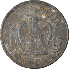Münze, Frankreich, A l'Aiglon, Narbonne, 5 Centimes, 1917, SS, Zinc, Elie:15.3