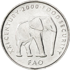 SOMALIA, 5 Shilling / Scellini, 2000, KM #45, MS(63), Aluminum, 21, 1.30